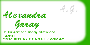 alexandra garay business card